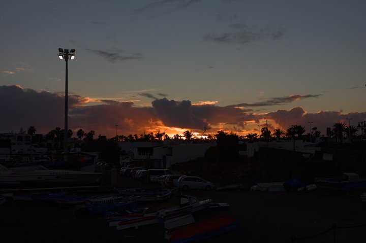 aften IMG_2022.jpg - Aften ved havnen i Playa Blanca